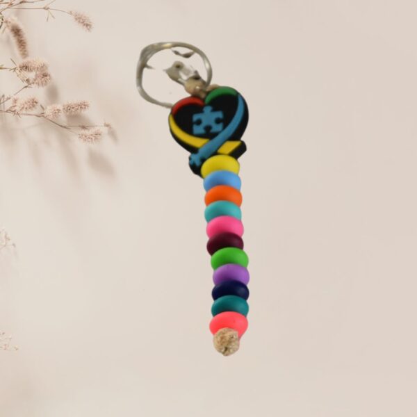 Beaded Keychain - Handcrafted by Lasercraft Central Coast