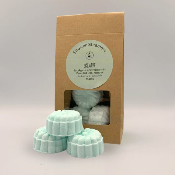 Breathe Shower Steamers - Handcrafted by Lasercraft Central Coast