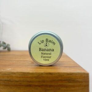 Banana Lip Balm Tin by Handcrafted by Lasercraft Central Coast