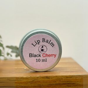 Black Cherry Lip Balm Tin Handcrafted by Lasercraft Central Coast