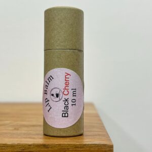Black Cherry Lip Balm Tube Hancrafted by Lasercraft Central Coast