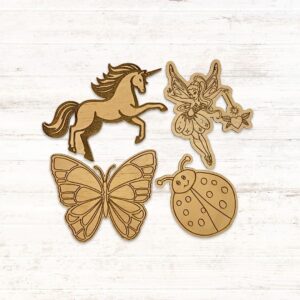Wooden Craft Paint Sets - Fairies